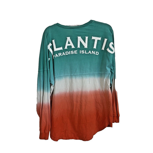 Atlantis Spirit Jersey Long Sleeve Shirt Paradise Island Bahamas Beach Size M - Picture 4 of 7
